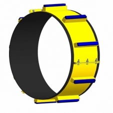Кольцо предохранительное опорно-направляющее (ОНК - 250) (высота ребра 50 мм) ТУ 2420-003-35197364-2