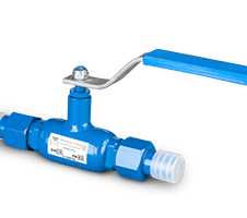 Кран шаровый Ду15 Ру1.6 МПа ХЛ1 штуцерно-ниппельный