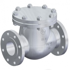Клапан обратный 16лс48нж DN 25 мм; РN 6,3 МПа фланцевый E,F в комплекте с КОФ с комплектом крепежа и