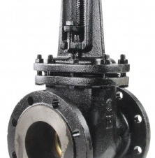 Задвижка 30лс15нж Ду 50 Ру40  с КОФ (КОФ с приварными катушками L-150мм вЭП)